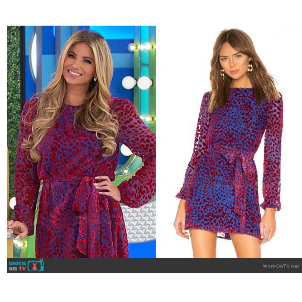 HOUSE OF HARLOW 1960 x REVOLVE Shawna Long Sleeve Dress in Cobalt Size L NWT - Picture 5 of 16